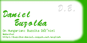 daniel buzolka business card